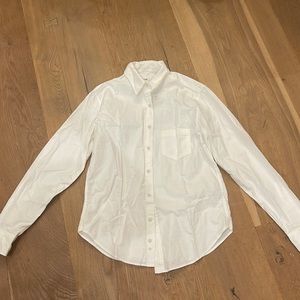 Entireworld White Casual Button Down Shirt